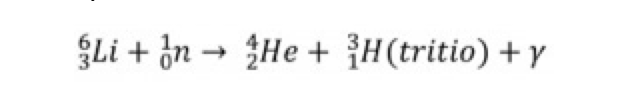 Lithium-6 with neutrons