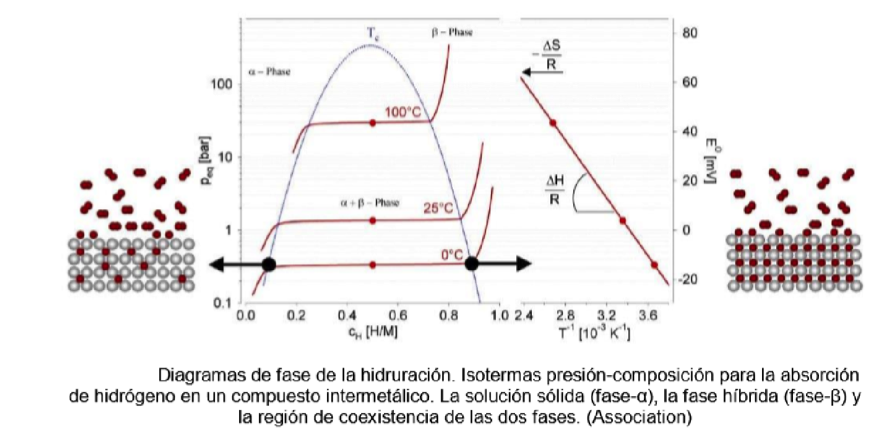 Pressure-composition isotherms for hydride formation