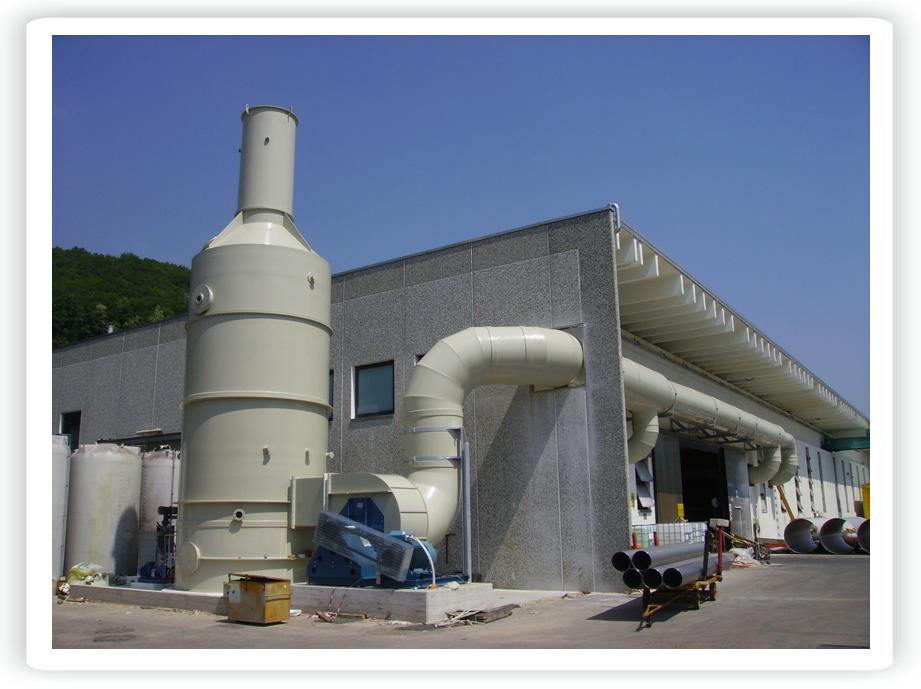Bioscrubber installation - Biofilters and bioscrubbers for industrial use